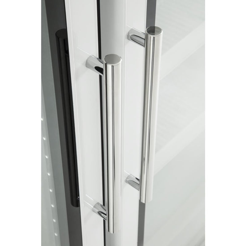 Aufrechter Display-Gefrierschrank der Polar G-Serie, 920 l, Weiß