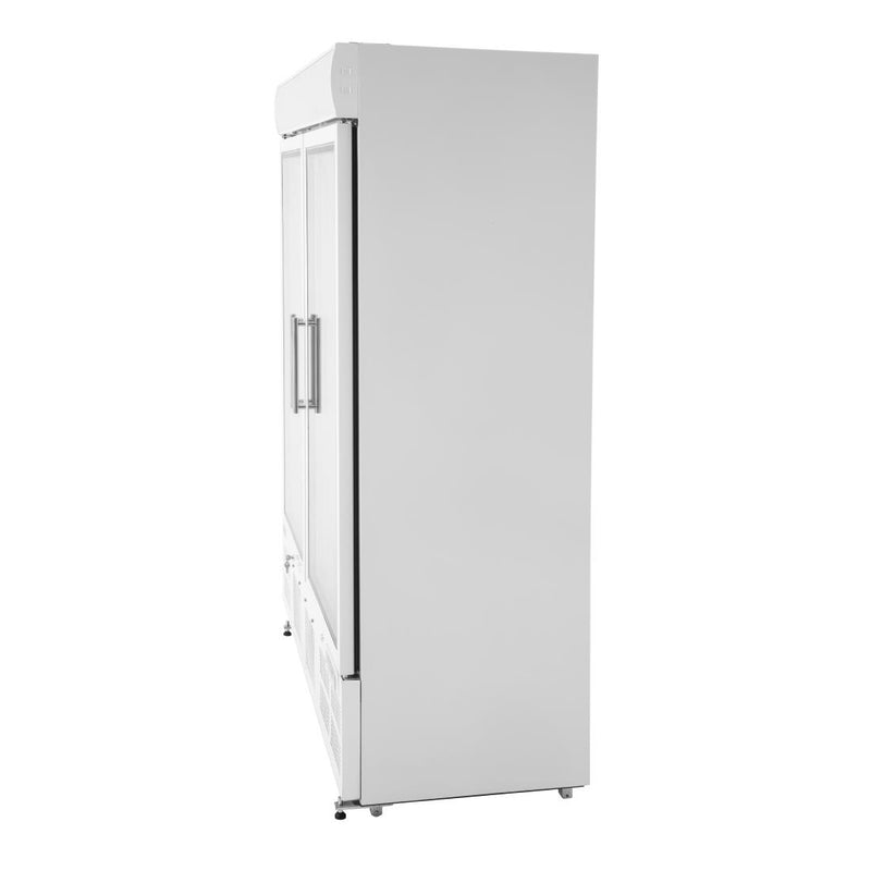 Aufrechter Display-Gefrierschrank der Polar G-Serie, 920 l, Weiß