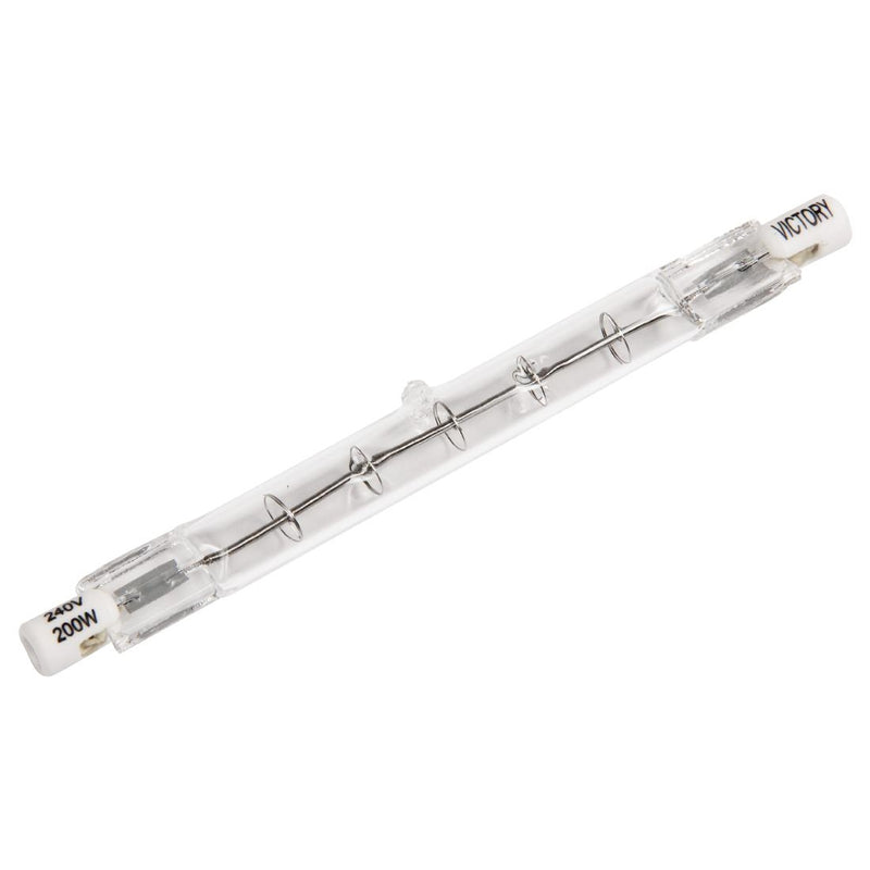 Bare Infrared Quartz Heat Bulb R7 118mm 200W