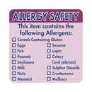 Vogue Allergen Food Labels (Pack of 500)