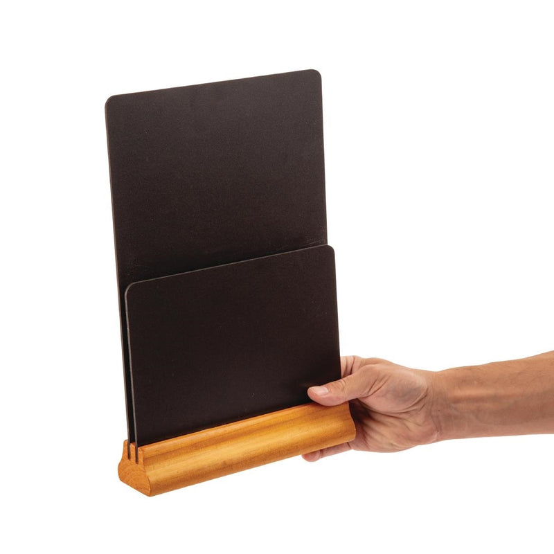 Olympia Double Blackboard Menu Holder