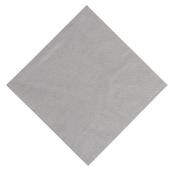 Duni Lunch-Servietten, Grau, 33 x 33 cm, 3-lagig, 1/4-Faltung (1000 Stück)