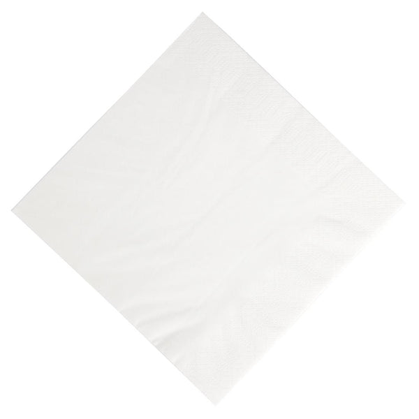 Duni Dinner-Servietten, Weiß, 40 x 40 cm, 3-lagig, 1/8-Falz (1000 Stück)