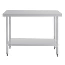Vogue Stainless Steel Prep Table 1200mm