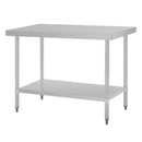 Vogue Stainless Steel Prep Table 1200mm
