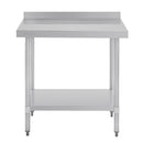 Vogue Stainless Steel Table with Upstand 900mm
