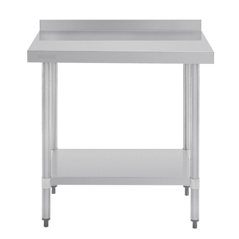 Vogue Stainless Steel Table with Upstand 900mm