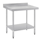 Vogue Stainless Steel Table with Upstand 900mm