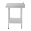 Vogue Stainless Steel Table with Upstand 900mm