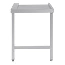 Vogue Durchreiche-Geschirrspültisch rechts 600 mm