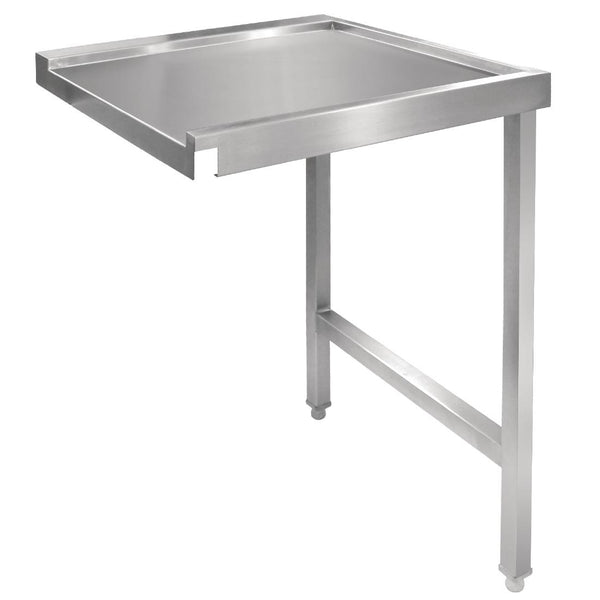 Vogue Pass Through Dishwash Table Right 600mm