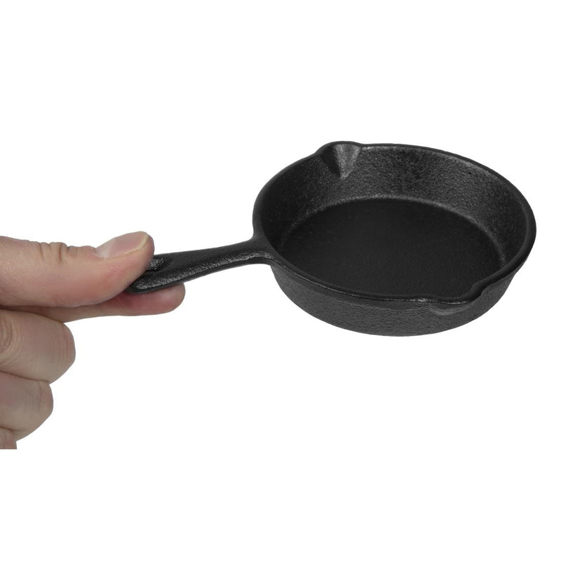 Olympia Mini Cast Iron Round Pan 115mm