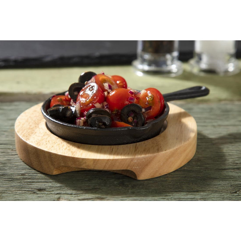 Olympia Mini Cast Iron Round Pan 115mm