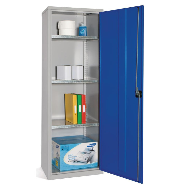 Lagerschrank Blau 3 Regale Blau