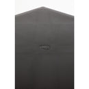 Bolero Black Square Table with Aluminium Legs 750mm