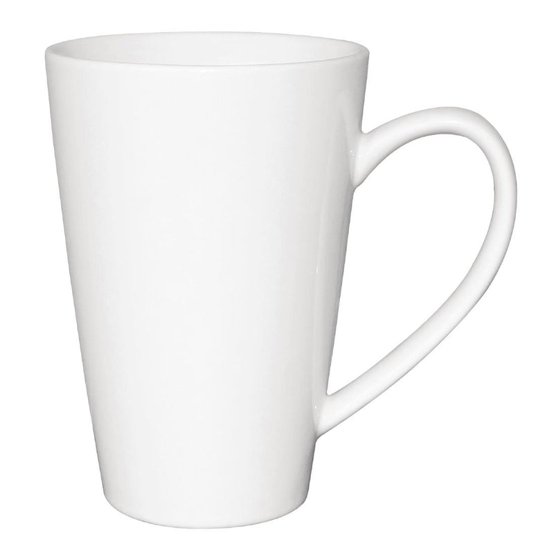 Olympia Cafe Latte Cup Weiß – 454 ml (Box 12)