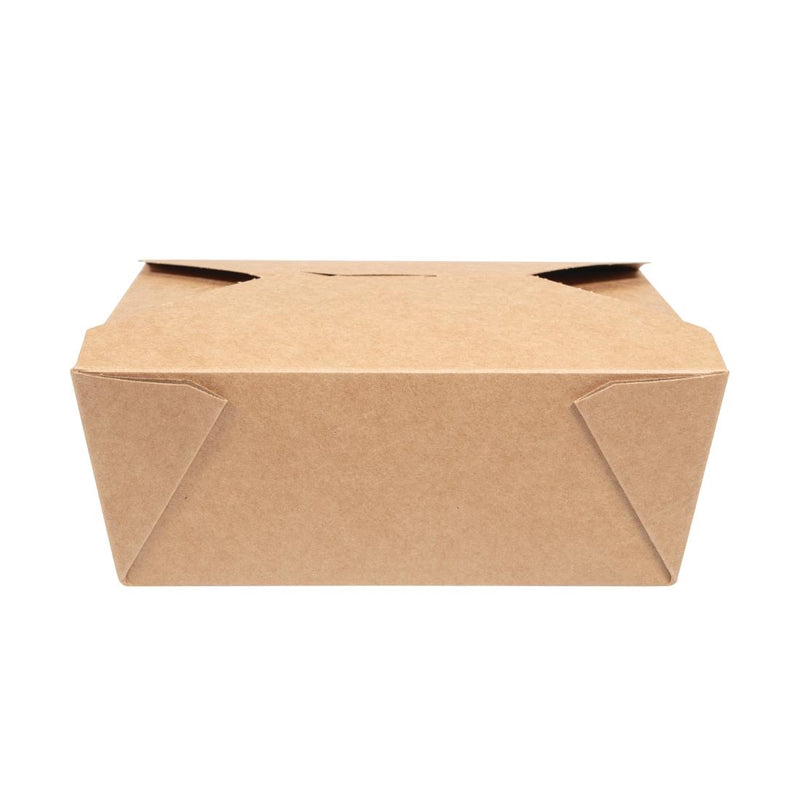 Vegware Kompostierbare Lebensmittelboxen aus Pappe Nr. 8, 1300 ml (300 Stück)