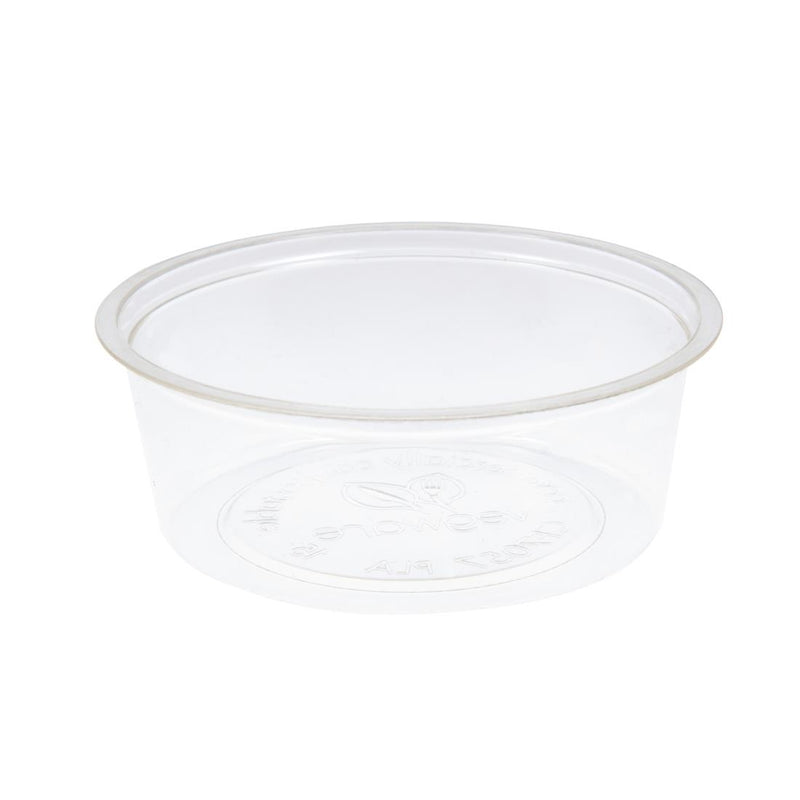 Vegware Compostable Cold Portion Pot Lids 59ml / 2oz and 118ml / 4oz