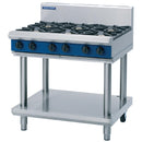 Blue Seal Evolution Cooktop 6 Open Burners LPG on Stand 900mm G516D-LS/L