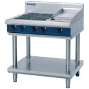 Blue Seal Evolution Kochfeld 4 Elemente/Grillplatte elektrisch auf Ständer 900 mm E516C-LS