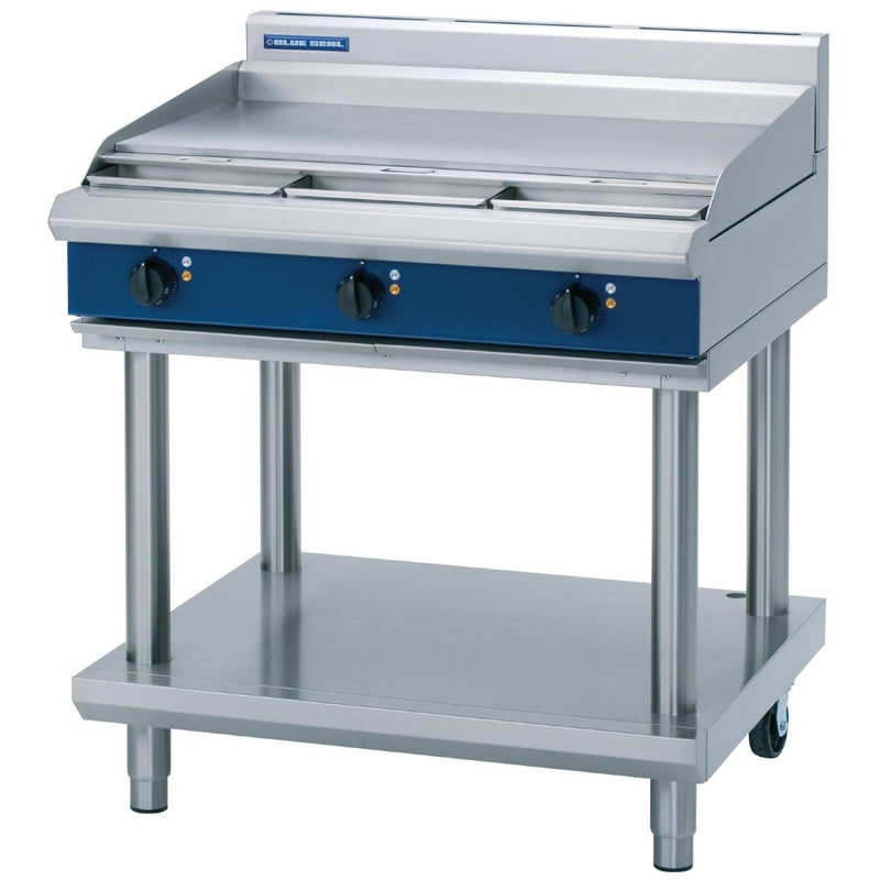 Blue Seal Evolution Elektro-Kochfeld-Grillplatte auf Ständer 900 mm E516A-LS