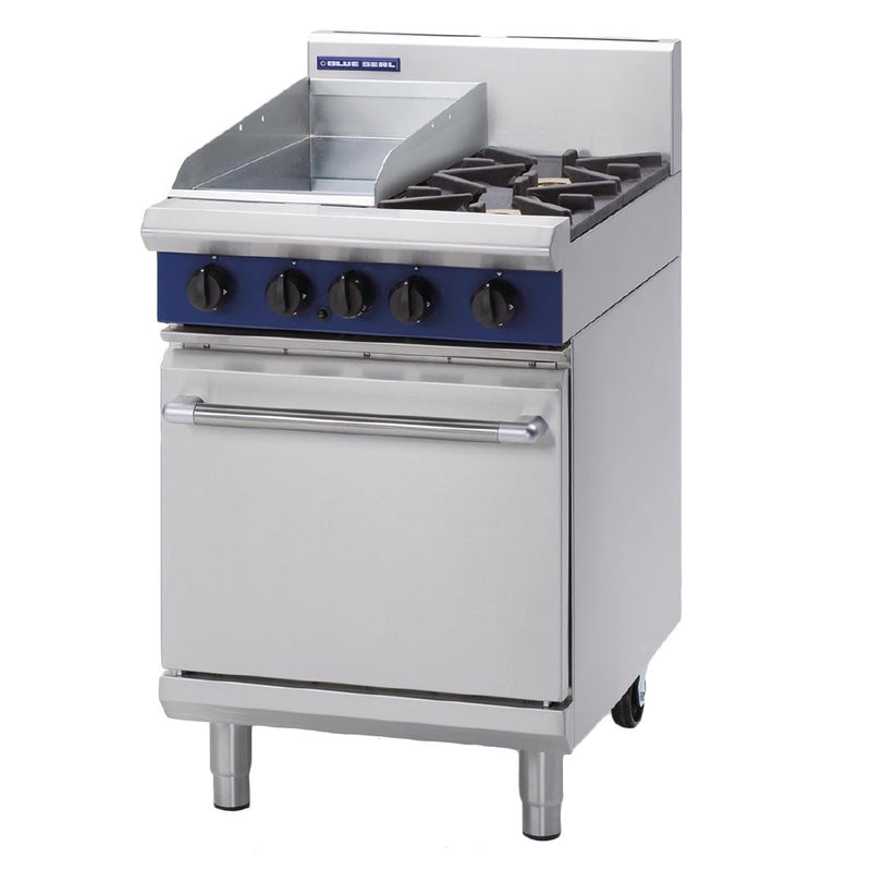 Blue Seal Evolution 2 Brenner/Grillplatte, statischer Ofen, Nat-Gas, 600 mm, G504C/N