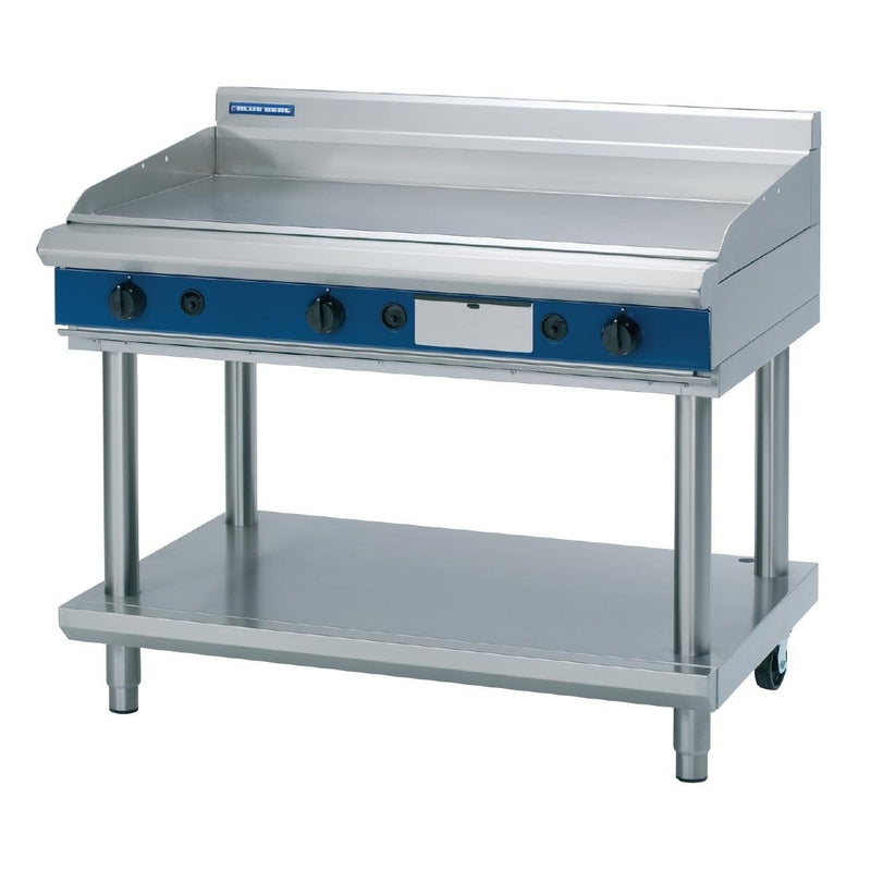 Blue Seal Evolution Chrom-Grillplatte mit Beinständer LPG 1200 mm GP518-LS/L