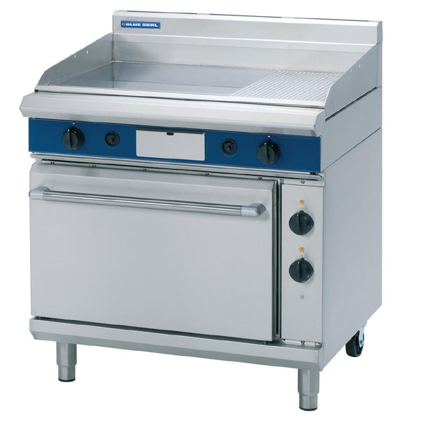 Blue Seal Evolution LPG Gas 1/3 gerippte Chrom-Grillplatte, elektrischer statischer Ofen, Nat Gas GPE506/L