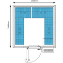 Foster Advantage Walk In Freezer Integral ADV2424 LT INT