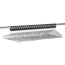 Robuste Z-Kleiderstange mit 25 diebstahlsicheren Kleiderbügeln