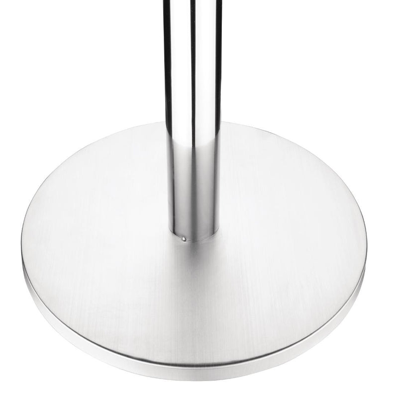 Bolero Stainless Steel Round Table Base