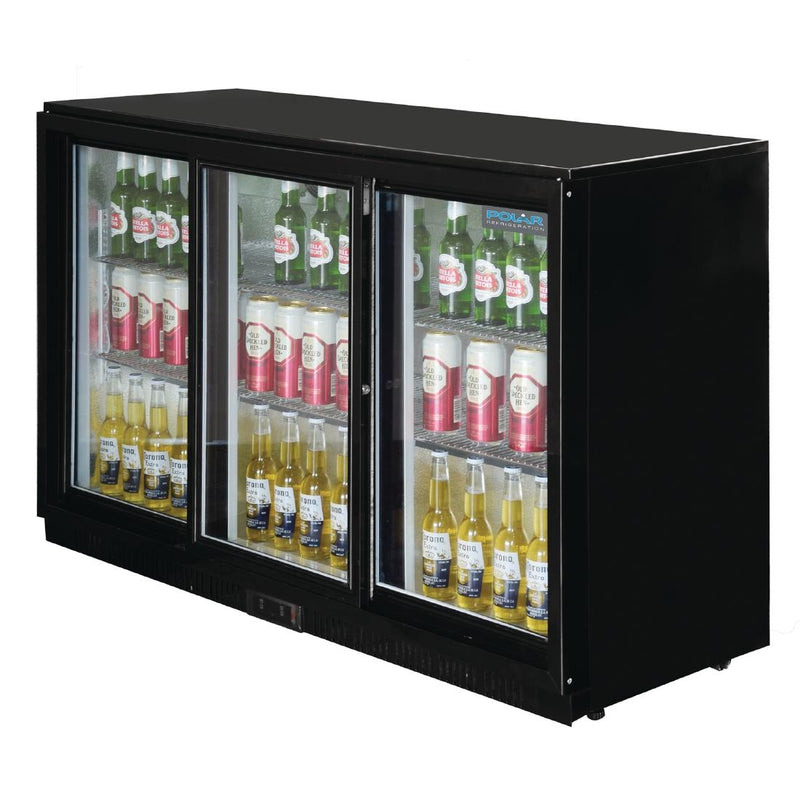 Polar G-Series Back Bar Cooler with Sliding Doors 330Ltr