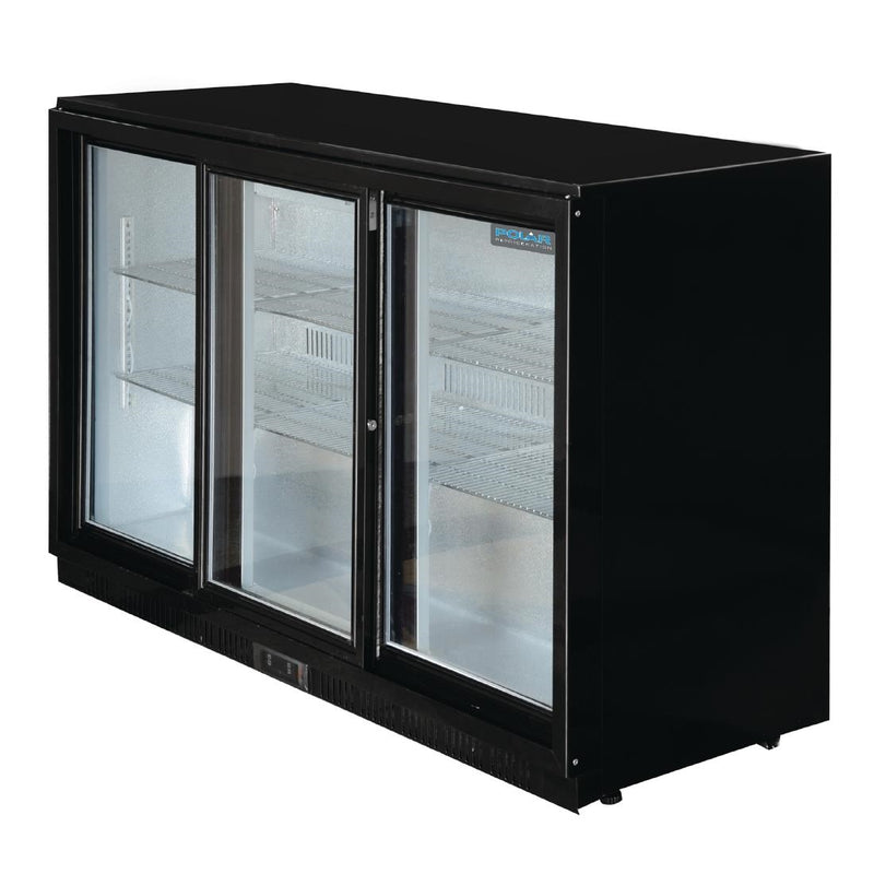 Polar G-Series Back Bar Cooler with Sliding Doors 330Ltr