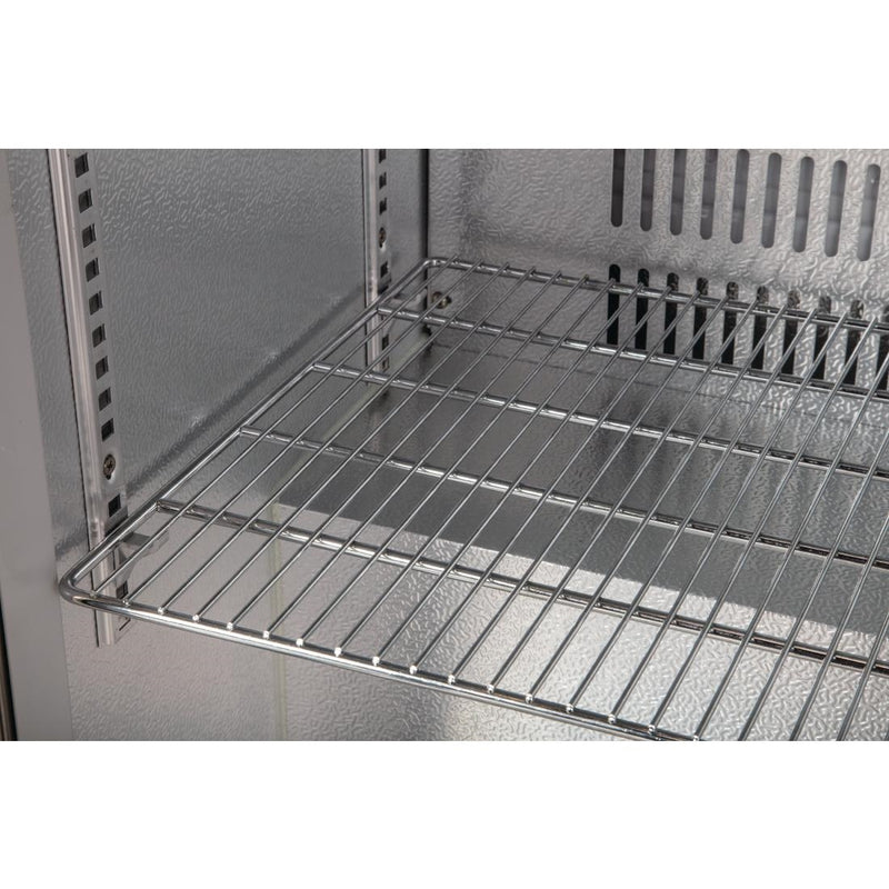 Polar G-Serie Back-Bar-Kühlbox mit Flügeltüren, Edelstahl, 208 l