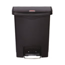 Rubbermaid Slim Jim Step on Vorderpedal Schwarz 30Ltr