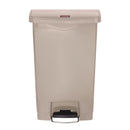 Rubbermaid Slim Jim Step on Vorderpedal Beige 50Ltr