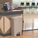 Rubbermaid Slim Jim Step on Vorderpedal Beige 50Ltr