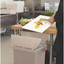 Rubbermaid Slim Jim End Treteimer, Beige, 50 l