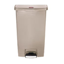 Rubbermaid Slim Jim Step on Vorderpedal Beige 68Ltr