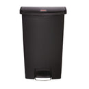 Rubbermaid Slim Jim Step on Vorderpedal Schwarz 68Ltr