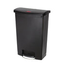 Rubbermaid Slim Jim Step on Vorderpedal Schwarz 90Ltr