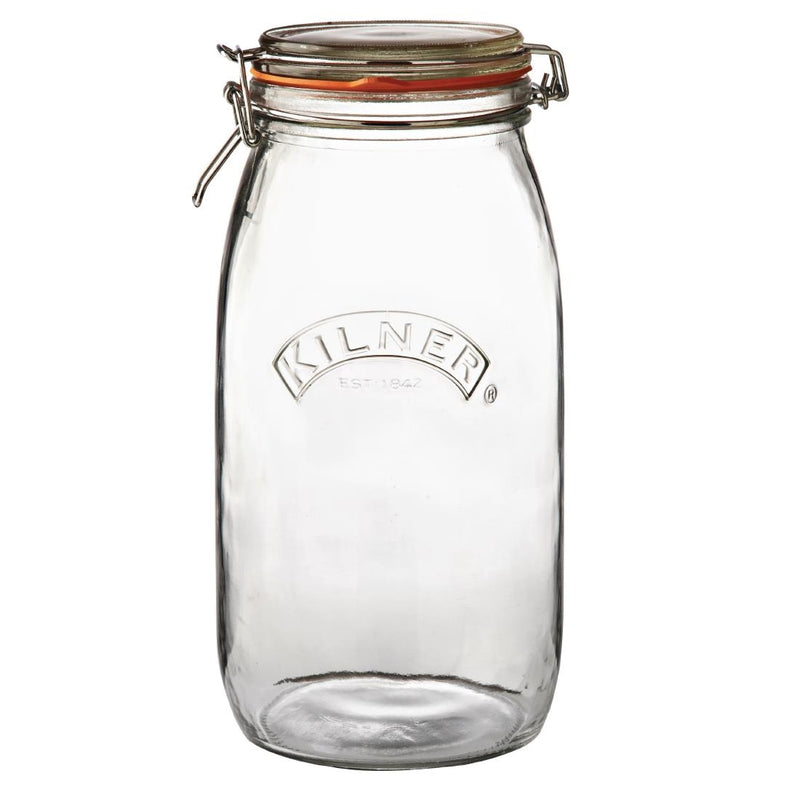 Kilner Einmachglas mit Clipverschluss, 3000 ml