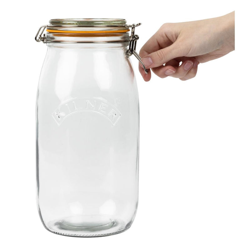 Kilner Einmachglas mit Clipverschluss, 3000 ml