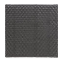 Bolero Square PE Wicker Klapptisch Schwarz 600 mm