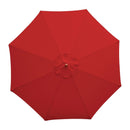 Bolero Round Parasol 3m Diameter Red