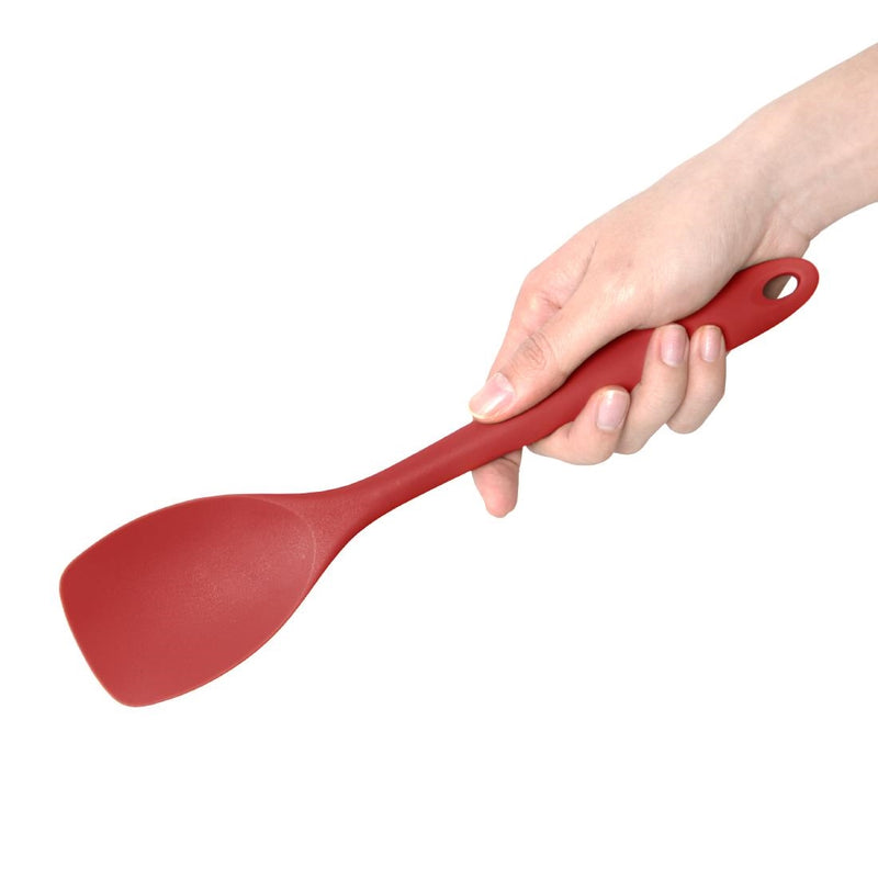 Vogue Silicone Spoon Spatula Red 28cm