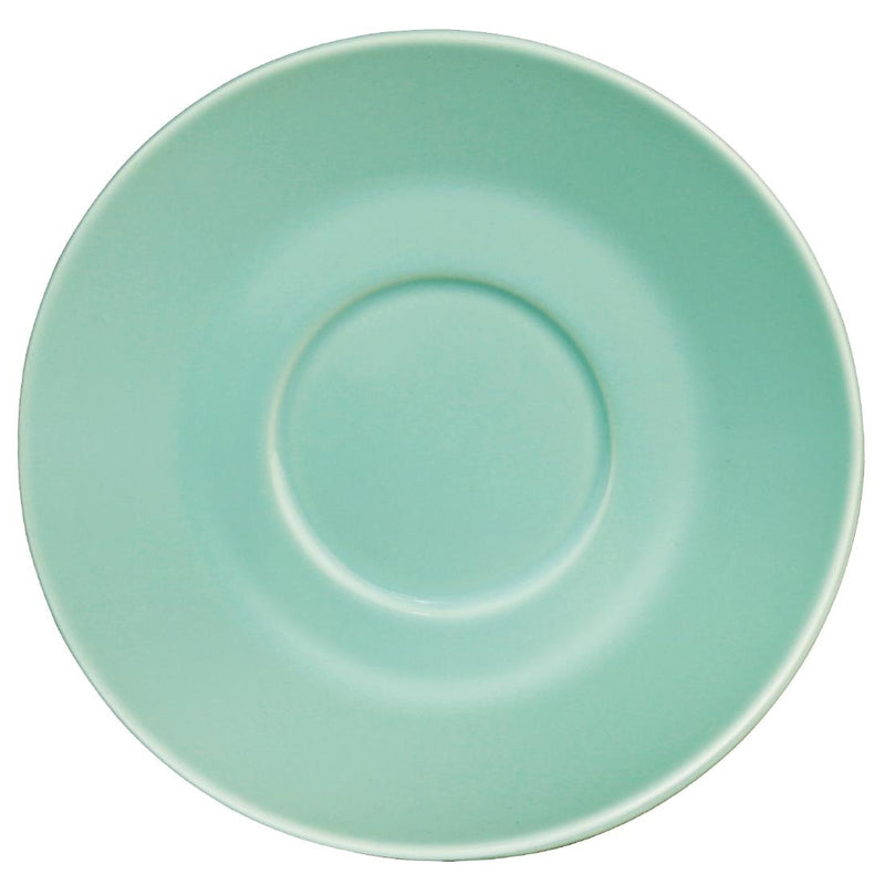 Olympia Cafe Espresso Saucer Aqua (Fits GL460) - 158mm 6 1/4" (Box 12)