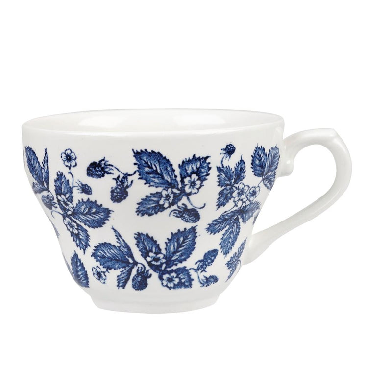 Churchill Vintage Prints Georgian Teacup Blue 200ml (Pack of 12)