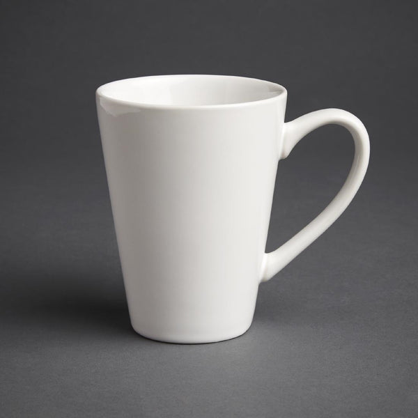 Olympia Cafe Latte Cup Weiß – 340 ml 11,5 fl oz (Box 12)