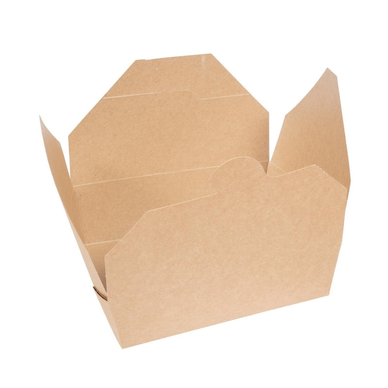 Vegware Compostable Paperboard Food Boxes No.5 1050ml / 37oz (Pack of 150)